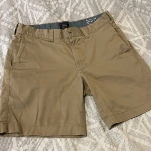 J. Crew Stretch Khaki Shorts